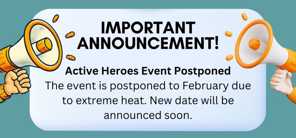 Outdoor Event Postponed Annoucement